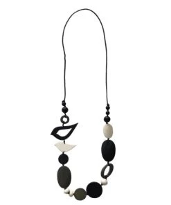 Spice Up Jewellery Multi Wood Disc Necklace | CR1