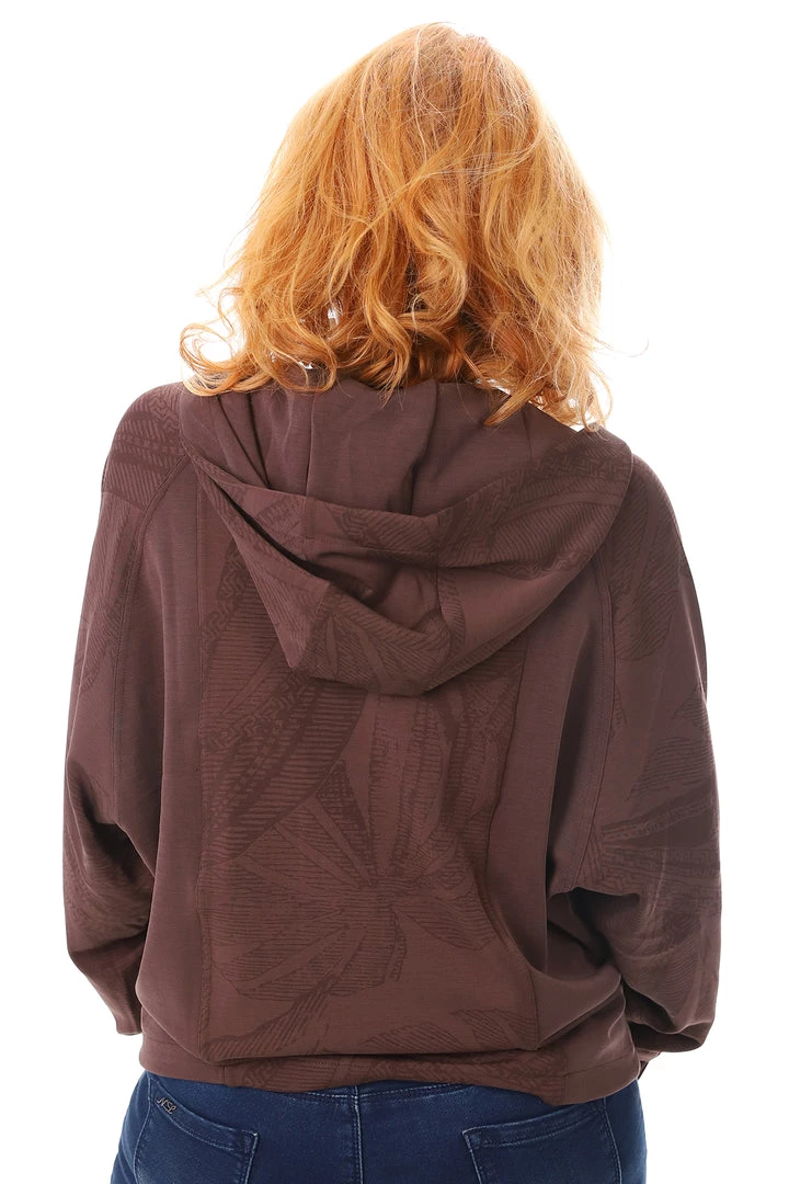 Desigual Clothing Hooded Zip Sweater | Brown D12 6 Desigual Clothing Hooded Zip Sweater | Brown D12