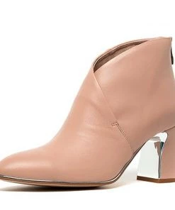Django & Juliette Killian Leather Heel | Warm Rose | DJ27