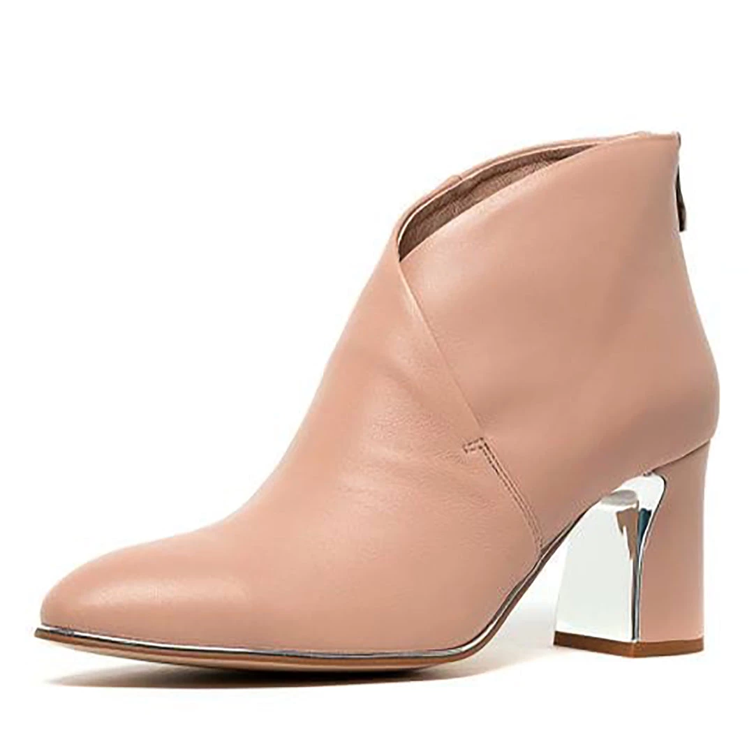 Django & Juliette Killian Leather Heel | Warm Rose | DJ27 1 Django & Juliette Killian Leather Heel | Warm Rose | DJ27
