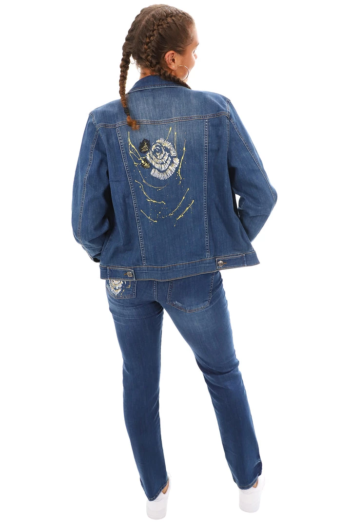 Dolcezza Blue Slim Jeans | D18 5 Dolcezza Blue Slim Jeans | D18