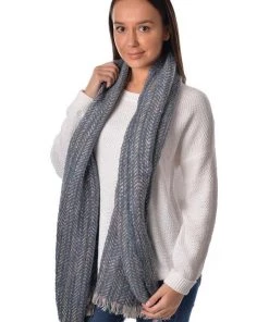 Silence & Noise Scarves/Wraps Denim Weave Scarf