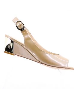 Django & Juliette Raite Wedge - Taupe Pearl