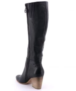 Django & Juliette Ilene Knee High Boots | Black Shoes