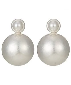 Blue Scarab Cut In Half Earrings Jewellery