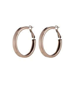Blue Scarab Jewellery Rose Gold Hoops