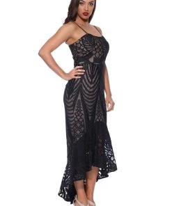 Romance Ella Black Lace Flip Dress | ROM27 Events