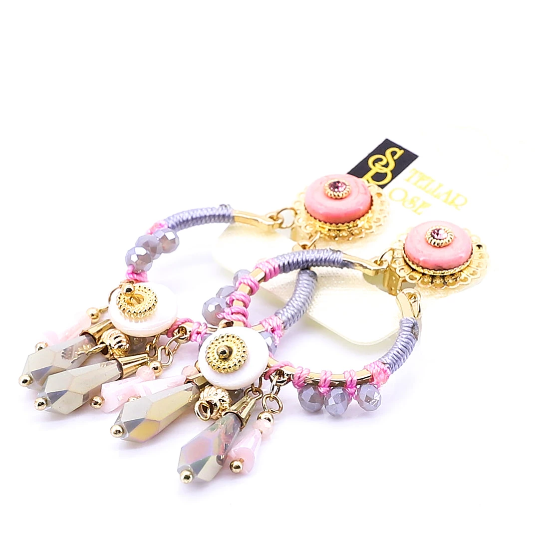 Stellar Rose Jewellery Lilac Crystal Clip On Earrings 1 Stellar Rose Jewellery Lilac Crystal Clip On Earrings