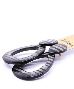 Holiday Genesis Earrings - Black Stripe