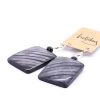 Holiday Vega Earrings - Black Stripe