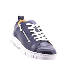 EOS Clarence Leather Sneaker - Navy Shoes