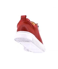 EOS Clarence Leather Sneaker | Red Shoes
