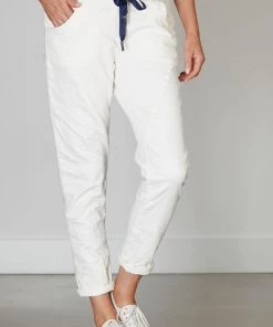 Italian Star Ralph Jogger Jeans | Ecru | IS12 Clothing