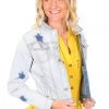 Foil Jackets/Coats Star Treatment Jacket | Light Wash