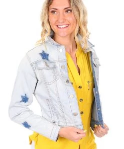 Foil Jackets/Coats Star Treatment Jacket | Light Wash