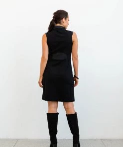 Florencia Phils Dresses Curved Zip Dress - Style No: FP233