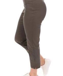 Foil Fuss Free 7/8 Taper Pants | Cobblestone | F13