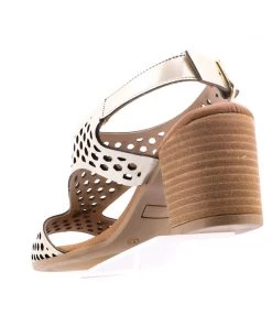 Florsheim Shoes ERIN Gold Metallic Heel