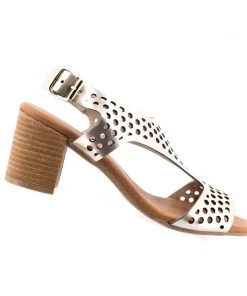 Florsheim Shoes ERIN Gold Metallic Heel