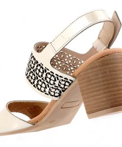 Florsheim FLAME Gold Metallic Heel Shoes