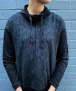 Foil Clothing Back Story Sweat | Black | FO4