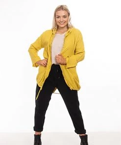 The Italian Cartel Jackets/Coats Forli Linen Jacket - Mustard