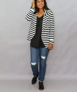 Frank Lyman Jackets/Coats Stripe Blazer Jacket | FL72