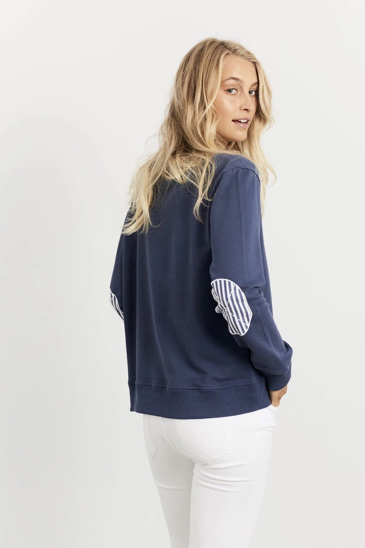 Est 1971 Frayed Anchor Cotton Windy | Navy | EST1 2 Est 1971 Frayed Anchor Cotton Windy | Navy | EST1