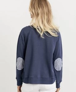 Est 1971 Frayed Anchor Cotton Windy | Navy | EST1 5 Est 1971 Frayed Anchor Cotton Windy | Navy | EST1