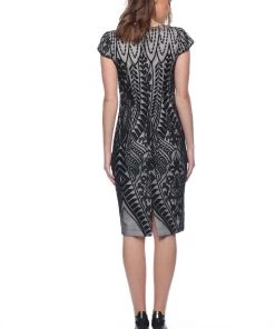 Pink Ruby Galleria Cap Sleeve Dress (Black) 5 Pink Ruby Galleria Cap Sleeve Dress (Black)