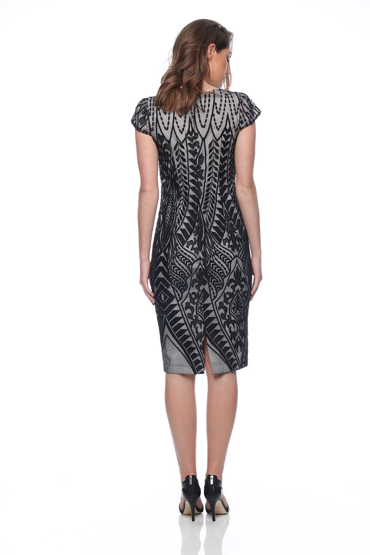 Pink Ruby Galleria Cap Sleeve Dress (Black) 3 Pink Ruby Galleria Cap Sleeve Dress (Black)