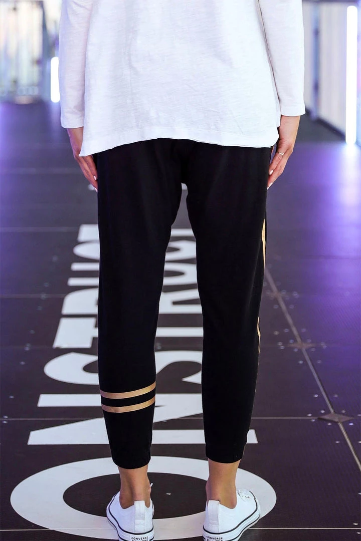 3RD STORY Clothing Gold Strip Joggers | RD12 4 3RD STORY Clothing Gold Strip Joggers | RD12