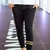 3RD STORY Clothing Gold Strip Joggers | RD12