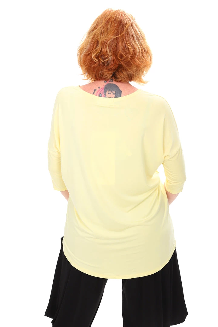 Relaxed High Low Bamboo Top | Lemon Tops 3 Relaxed High Low Bamboo Top | Lemon Tops