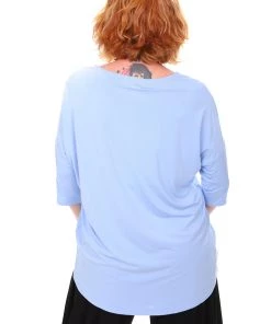 Relaxed High Low Bamboo Top | Cornflower Tops