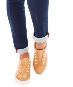 Hinako Shoes Pearl Sneaker | Light Tan | Hn1
