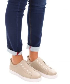 Hinako Pearl Sneaker | Light Grey | Hn1