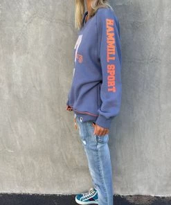 Hammill + Co V Neck Sweat | Blue | HC25