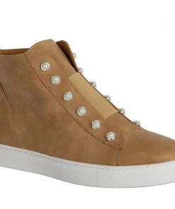 Hinako Shoes High Pearl Boot | Light Tan