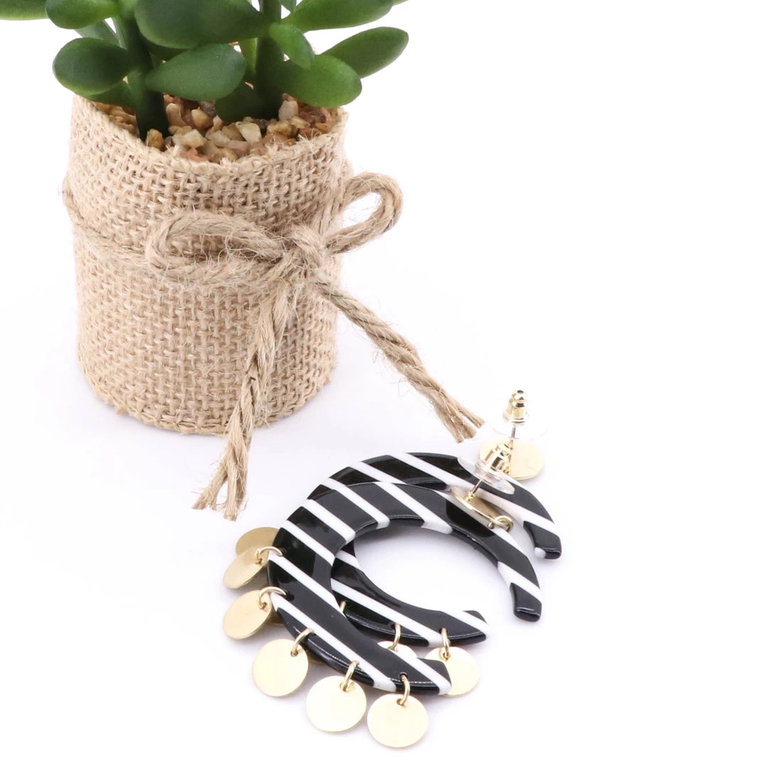 Holiday Harley Earrings - Stripe Jewellery 3 Holiday Harley Earrings - Stripe Jewellery