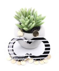 Holiday Harley Earrings - Stripe Jewellery