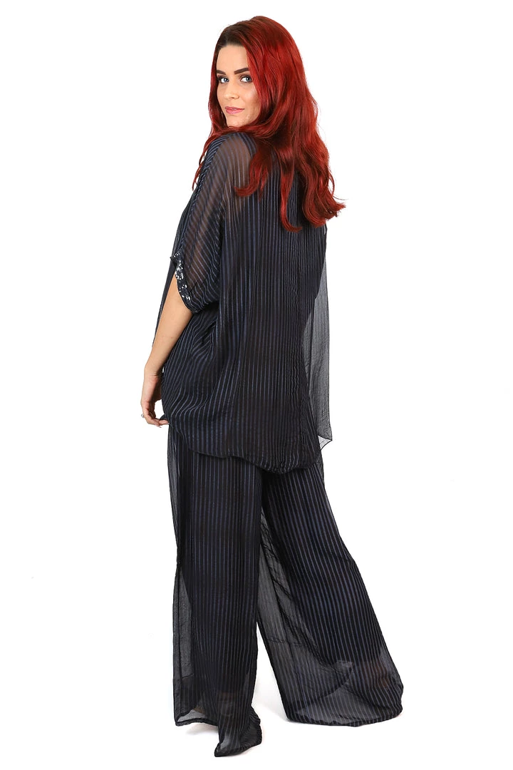 Jenny Jazz Primadonna Shimmer Top - Black Stripe - JJ19 6 Jenny Jazz Primadonna Shimmer Top - Black Stripe - JJ19