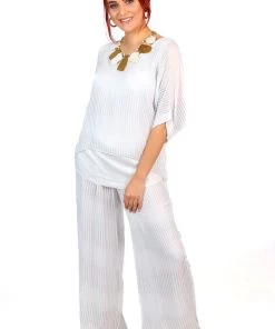 Jenny Jazz Primadonna Prima Pants - White Stripe - JJ18