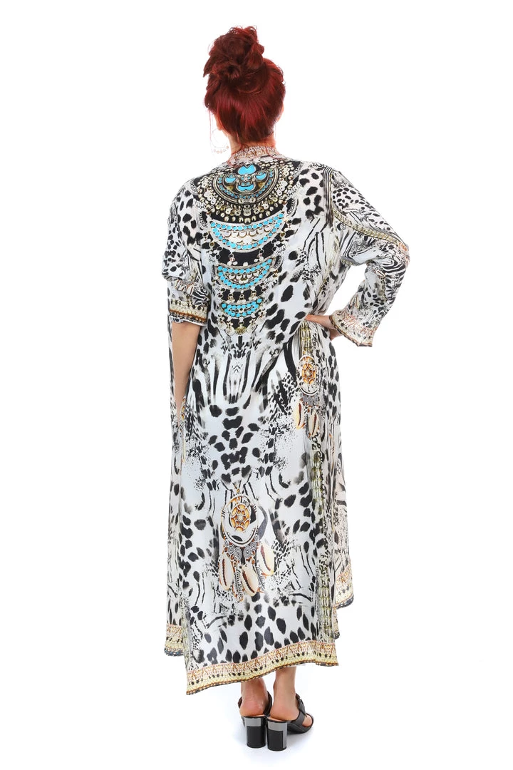 Fashion Spectrum Kalpony Long Silk Coat Jackets/Coats 6 Fashion Spectrum Kalpony Long Silk Coat Jackets/Coats