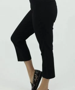 Marco Polo Pants Cropped Split Pant - Black 10 Marco Polo Pants Cropped Split Pant - Black