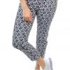 Vassalli Skinny Leg 7/8 Pull On Jean - Hearts