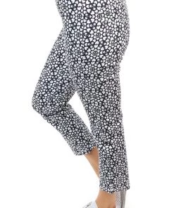 Vassalli Skinny Leg 7/8 Pull On Jean - Hearts