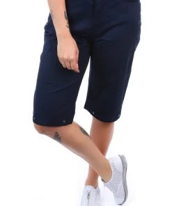 Vassalli Poplin Short - Navy
