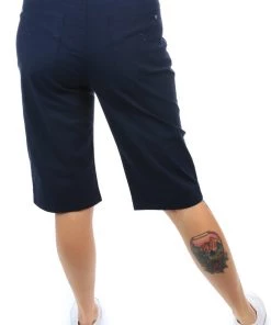 Vassalli Poplin Short - Navy