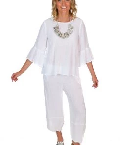 J Generation Tops Kruez Lsolina Top | WHITE | TL107